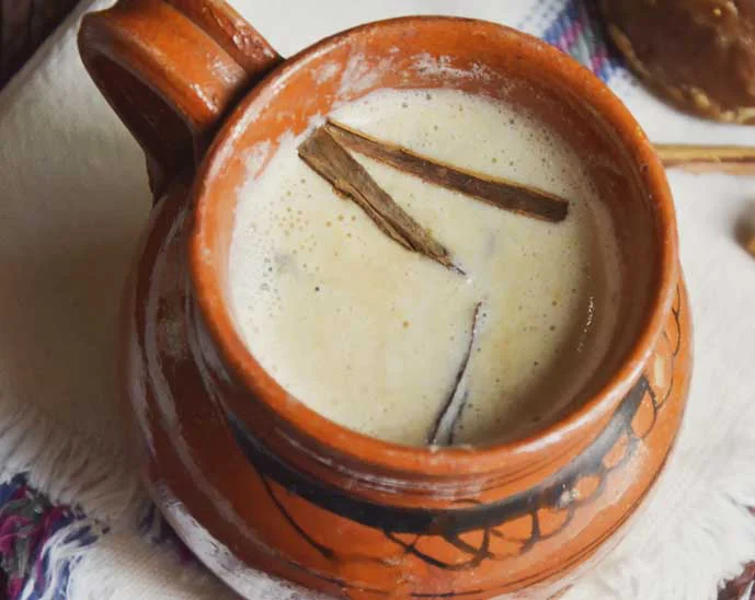Atole de vainilla