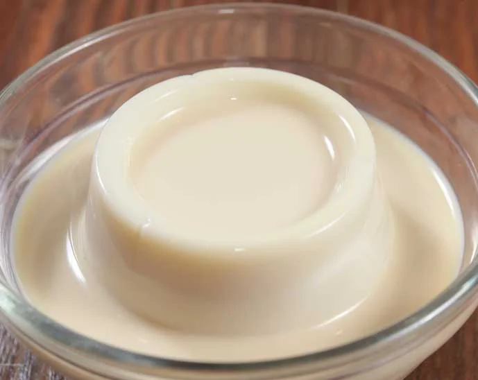 Gelatina de jocoque 