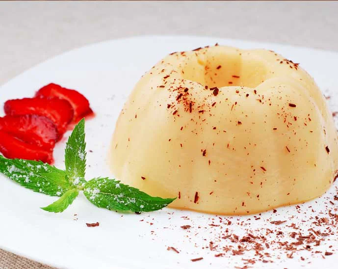 Gelatina de vainilla