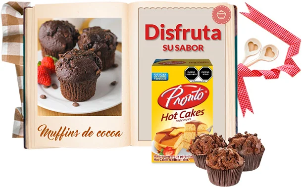 Muffins de cocoa