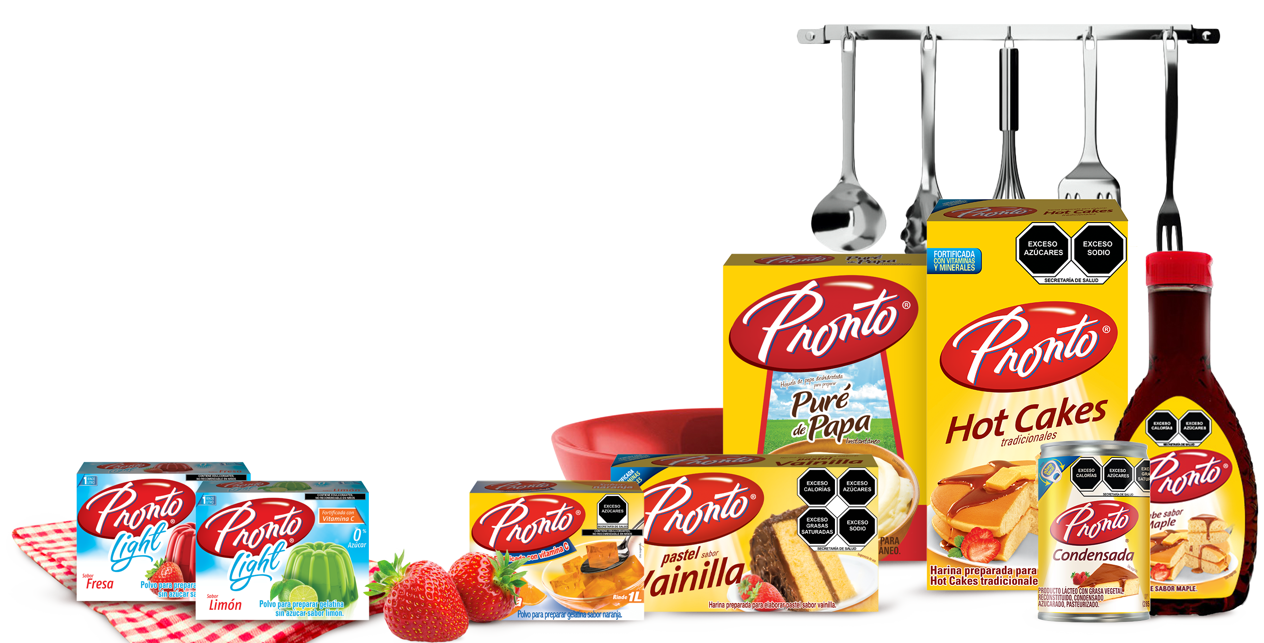 Pronto, Productos, Nosotros