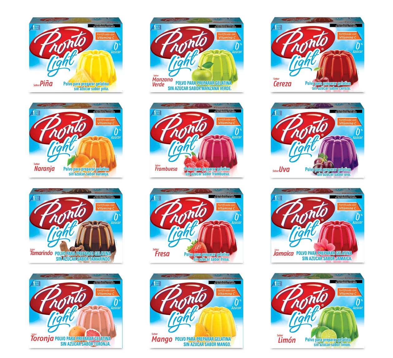 Gelatinas Light Pronto